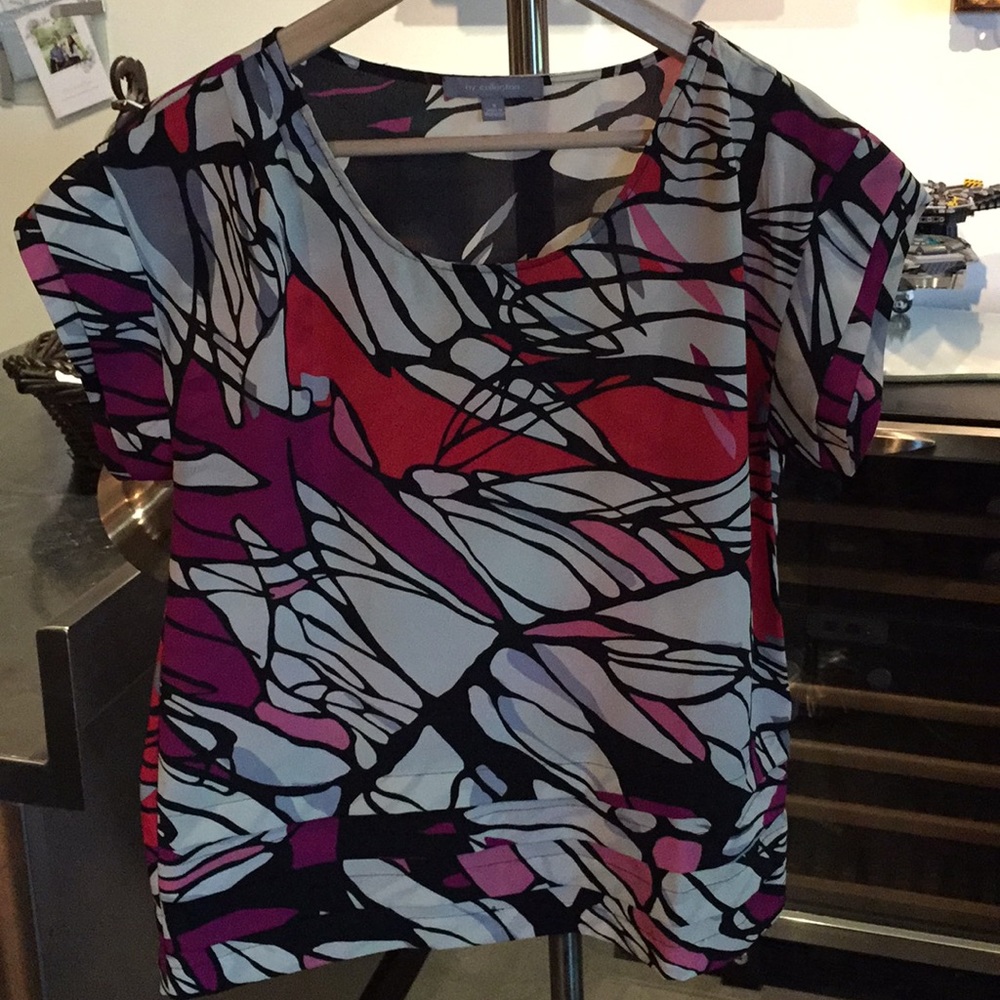 Geometric Pattern Blouse